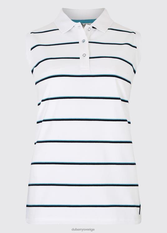 kvinnor abbey polo DPXF2788 Kläder vit Dubarry