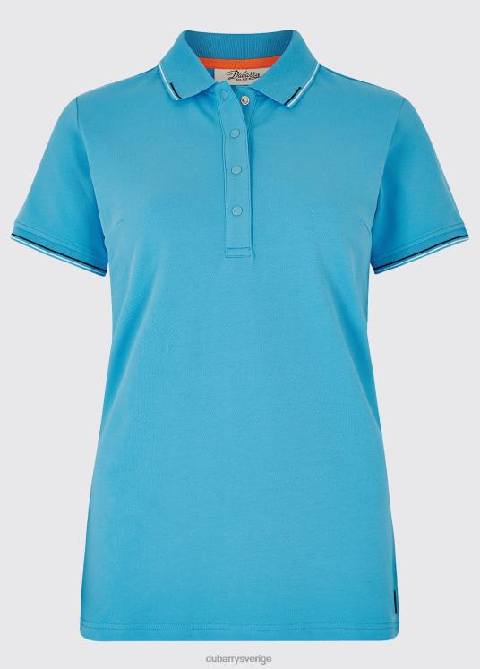 kvinnor bagenalstown polo DPXF2806 Kläder blåklint Dubarry