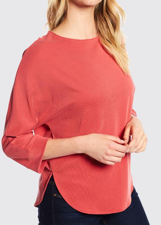 kvinnor belmont topp DPXF2814 Kläder vallmo Dubarry