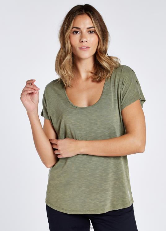 kvinnor slottskomlingstopp DPXF2574 Kläder pesto Dubarry