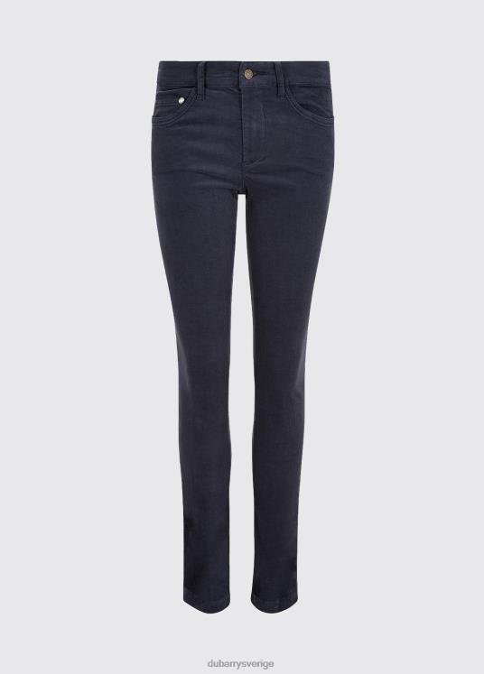 kvinnor kaprifol pincord jeans DPXF2234 Kläder indigo Dubarry