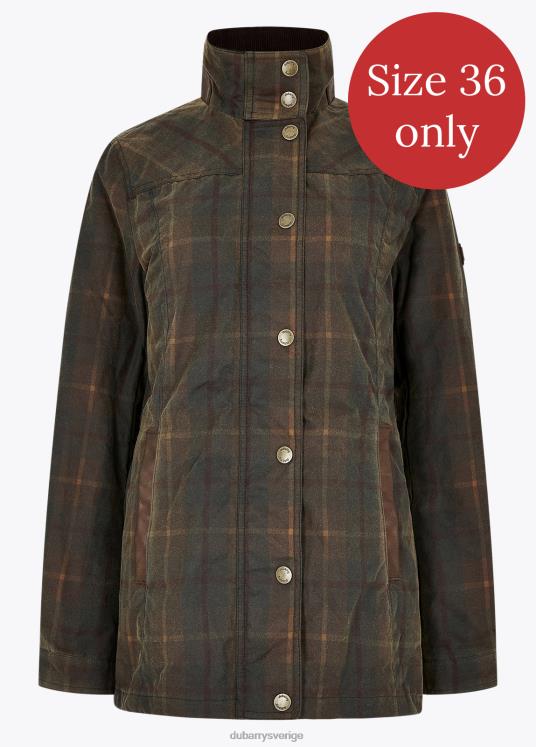 kvinnor annestown vaxjacka DPXF2616 Kläder jägare brun Dubarry