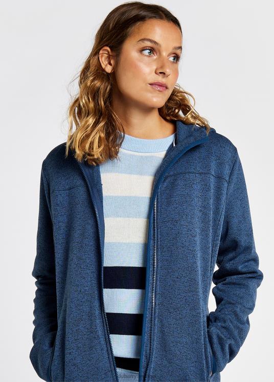 kvinnor ardcairn fleecejacka DPXF2140 Kläder stål Dubarry