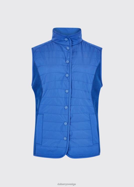kvinnor bayview gilet DPXF2781 Kläder Kungsblått Dubarry