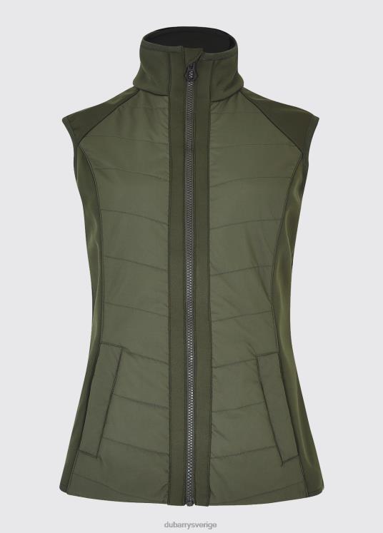 kvinnor foyle gilet DPXF2705 Kläder pesto Dubarry