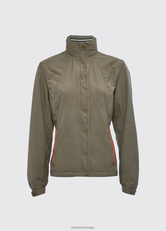 kvinnor lecarrow jacka DPXF2776 Kläder kaki Dubarry