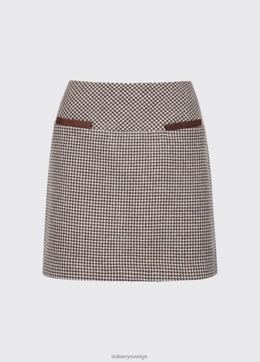 kvinnor klöver tweed minikjol DPXF2642 Kläder Kafé Dubarry