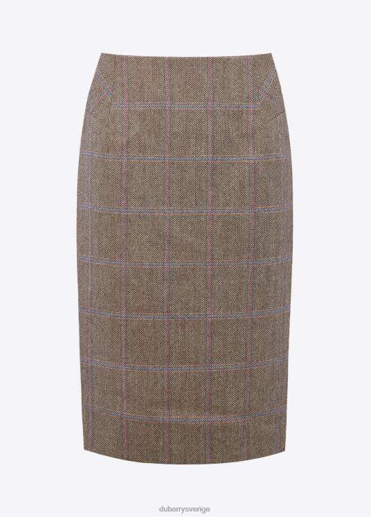 kvinnor ormbunke tweed kjol DPXF2513 Kläder träros Dubarry