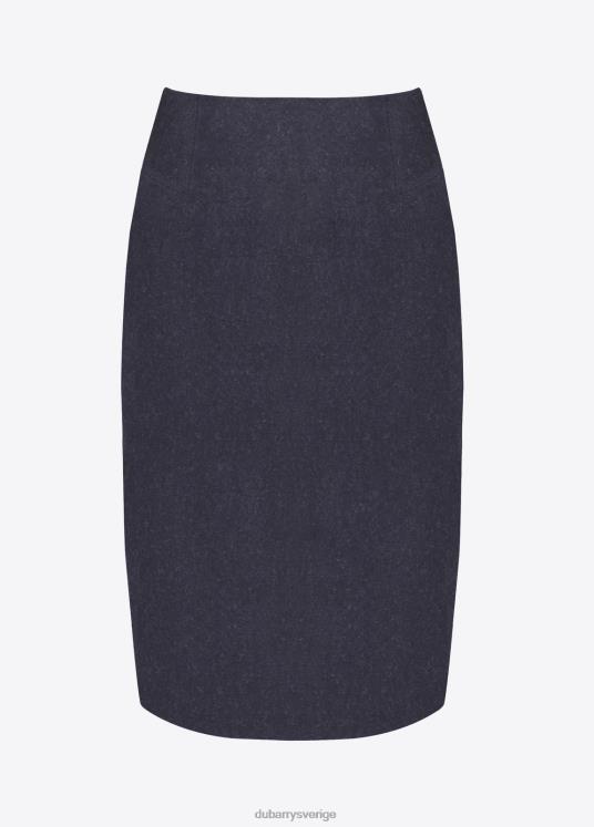 kvinnor ormbunke tweed kjol DPXF2517 Kläder Marin Dubarry