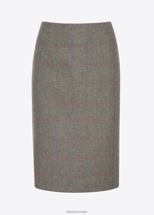 kvinnor ormbunke tweed kjol DPXF2702 Kläder mossa Dubarry