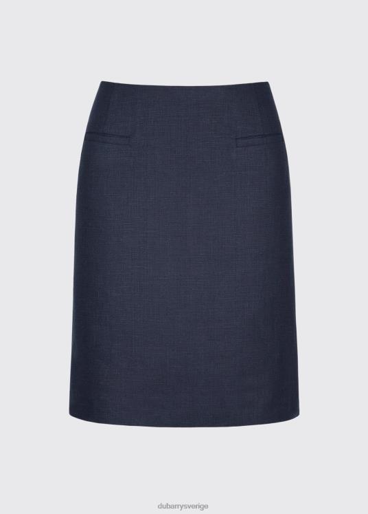 kvinnor solros linne dam kjol DPXF2783 Kläder Marin Dubarry