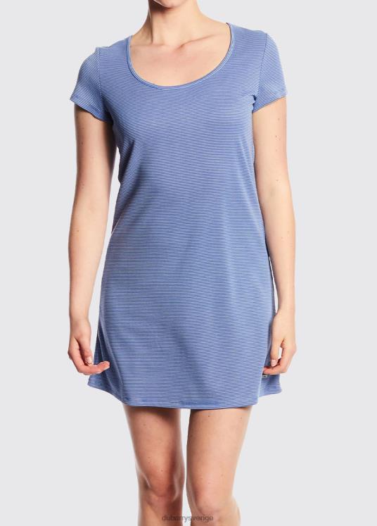 kvinnor suncroft klänning DPXF2811 Kläder Kungsblått Dubarry