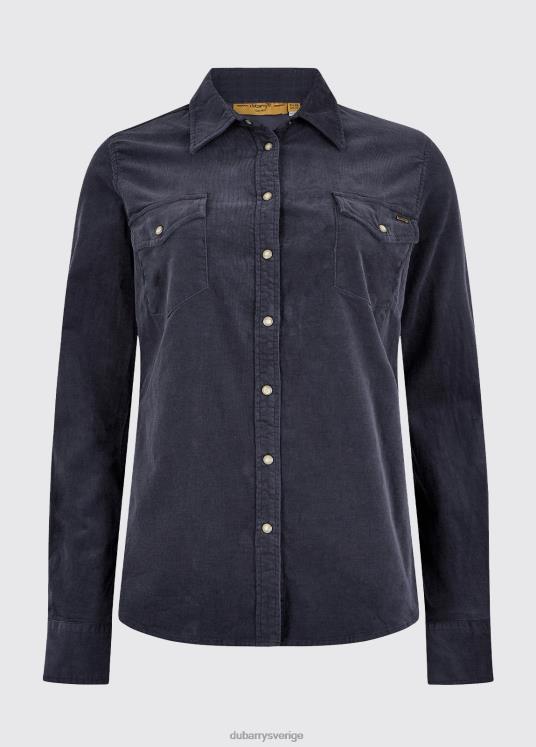 kvinnor angelica pincord skjorta DPXF2263 Kläder indigo Dubarry
