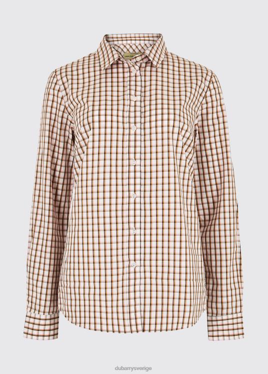 kvinnor gillyflower rutig skjorta DPXF2772 Kläder oliv multi Dubarry