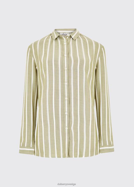 kvinnor violett skjorta DPXF2798 Kläder kaki Dubarry