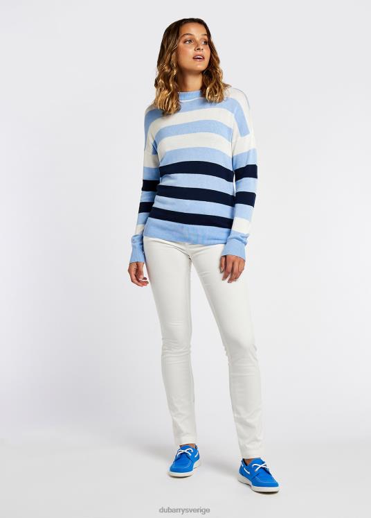 kvinnor aranmore tröja med rund hals DPXF2147 Kläder ljus himmel Dubarry