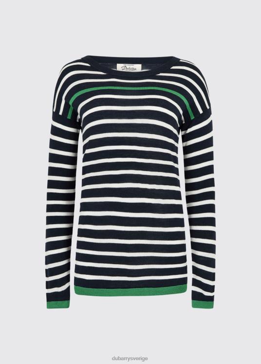 kvinnor leixlip tröja DPXF2561 Kläder marin multi Dubarry
