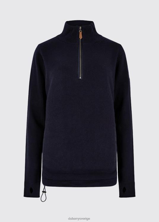 kvinnor morrisey tröja med dragkedja DPXF2221 Kläder Marin Dubarry