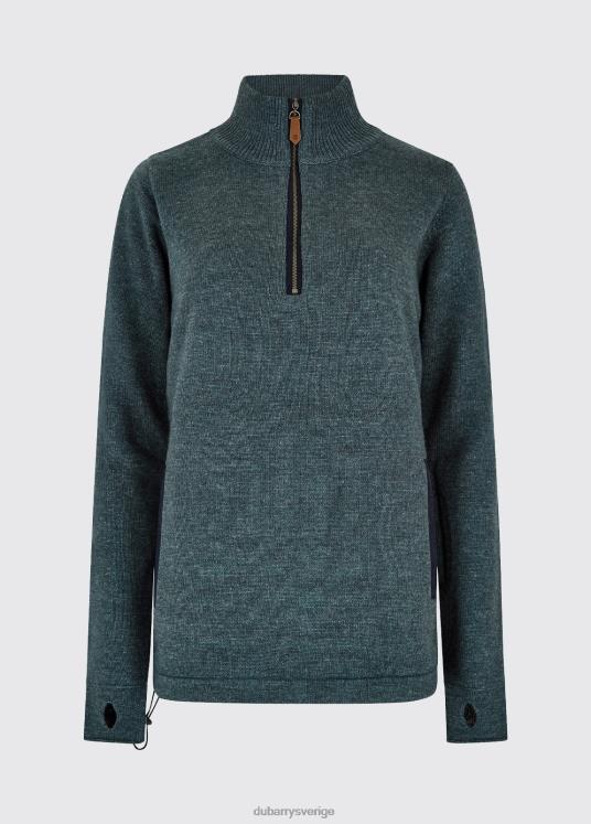 kvinnor morrisey tröja med dragkedja DPXF2545 Kläder mörk sten Dubarry