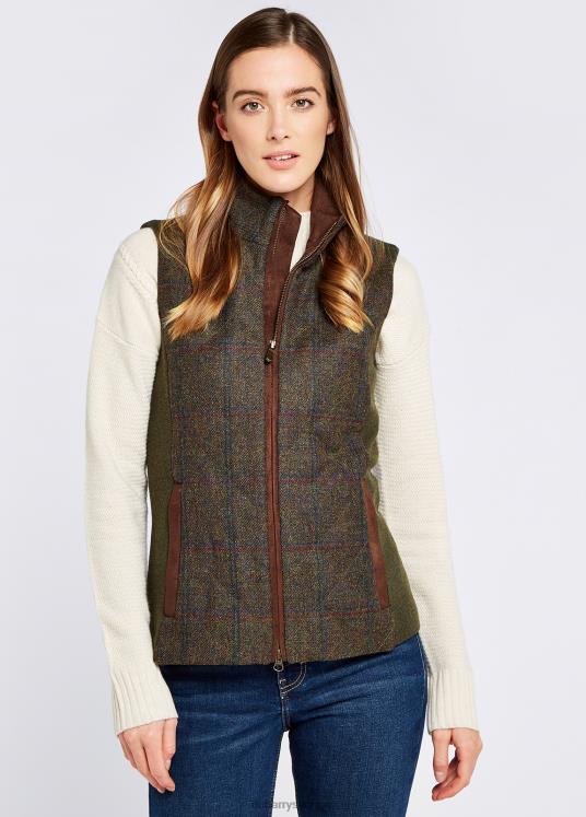 kvinnor enbärs tweed gilet DPXF2510 Kläder odört Dubarry