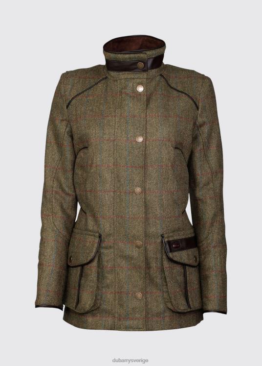 kvinnor marlfield jacka i tweed DPXF2683 Kläder mossa Dubarry