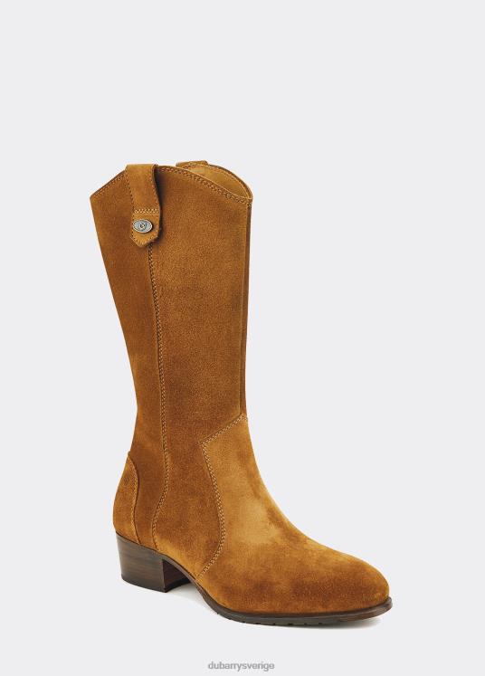 kvinnor portobello stövel i lädersula DPXF2583 Skodon kamel Dubarry