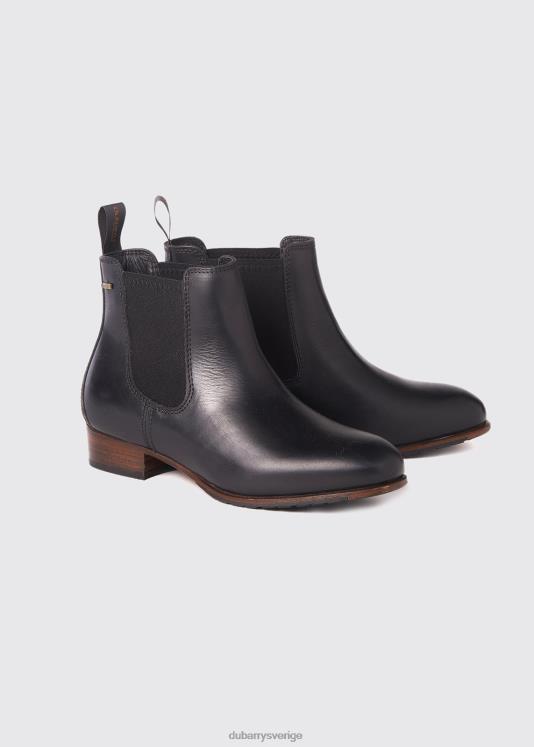 kvinnor stövel med sula i korkläder DPXF2748 Skodon svart Dubarry