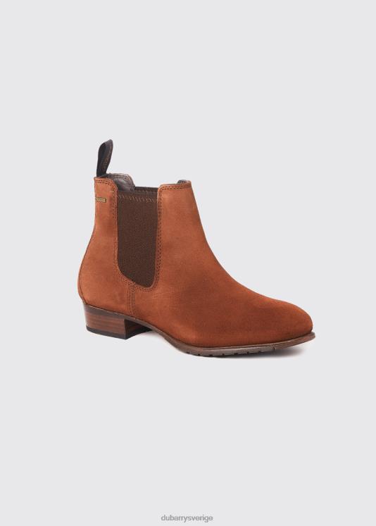 kvinnor stövel med sula i korkläder DPXF2750 Skodon rödbrun Dubarry