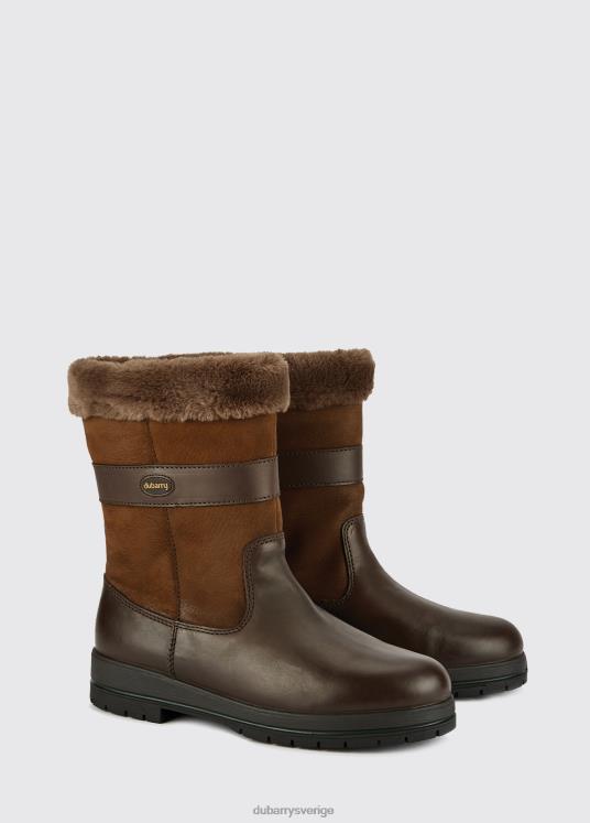 kvinnor foxrock countrystövel DPXF243 Skodon valnöt Dubarry