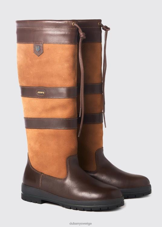 kvinnor galway countrystövel DPXF242 Skodon brun Dubarry