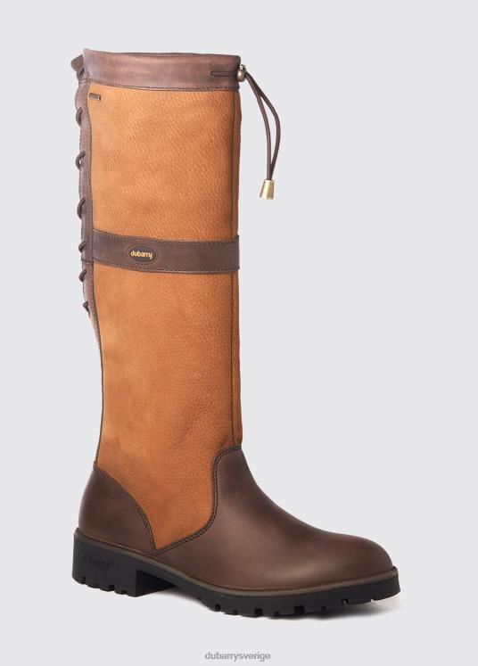 kvinnor glanmire countrystövel DPXF2479 Skodon brun Dubarry