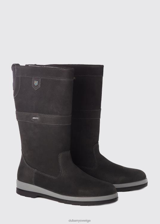 kvinnor ultima segelstövel DPXF239 Skodon svart Dubarry