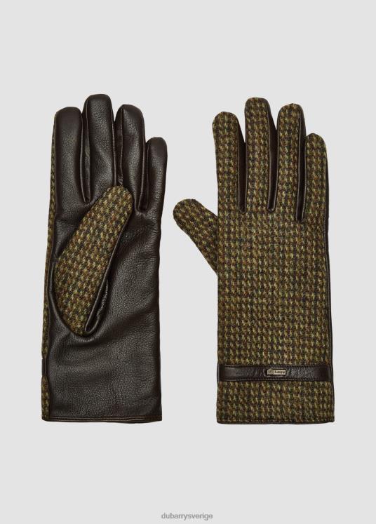 kvinnor Ballycastle läderhandskar i tweed DPXF2356 Tillbehör hed Dubarry