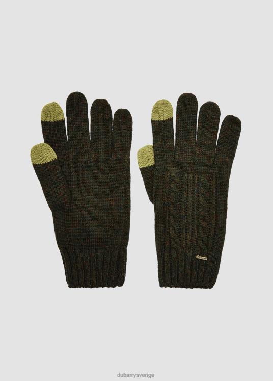kvinnor tory stickade handskar DPXF2682 Tillbehör oliv Dubarry