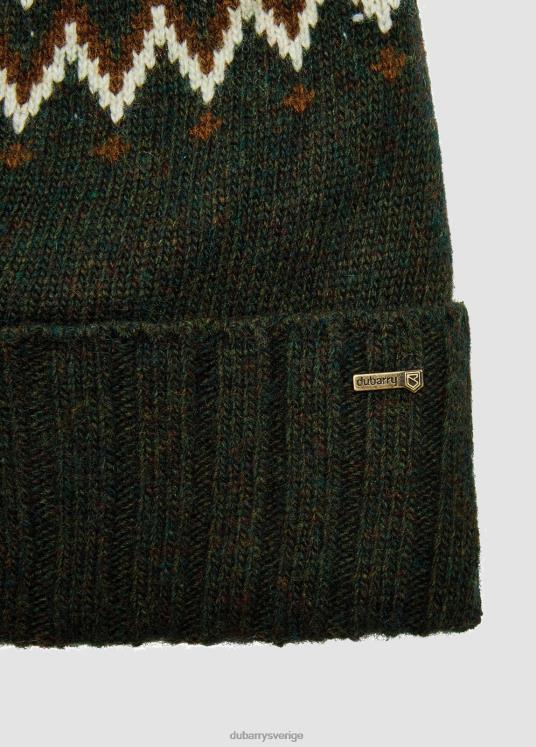 kvinnor connolly fair isle hatt DPXF2364 Tillbehör oliv Dubarry