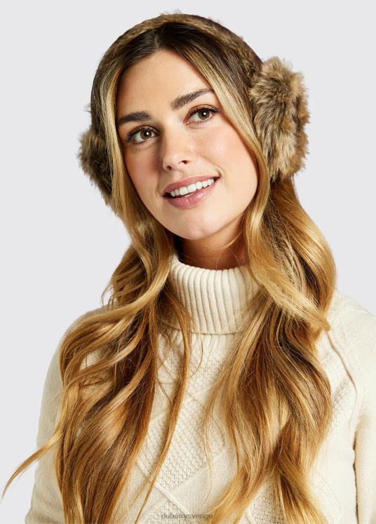 kvinnor hillcrest öronkåpor i fuskpäls DPXF2430 Tillbehör chinchilla Dubarry