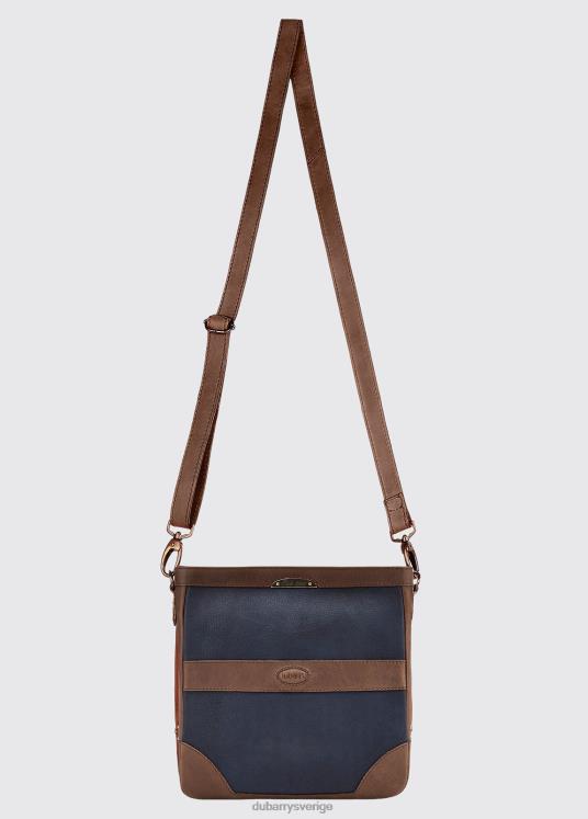 kvinnor ardmore cross body-väska DPXF2377 Tillbehör marin/brun Dubarry