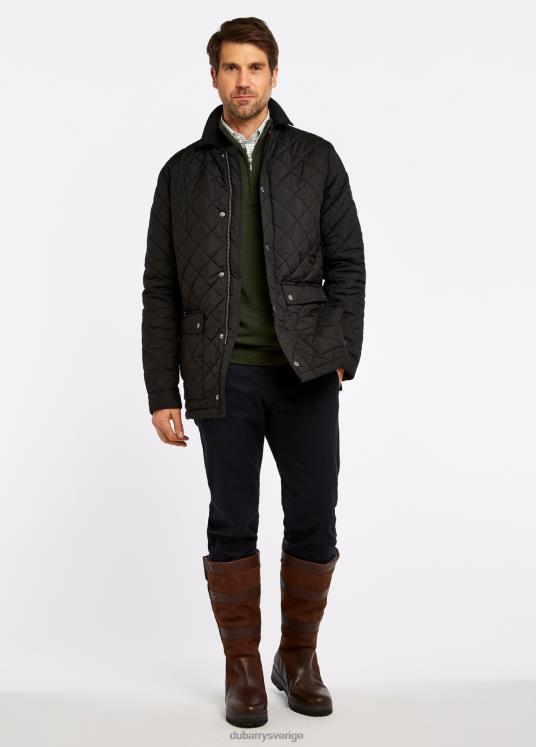 män adare quiltad jacka DPXF21111 Kläder svart Dubarry