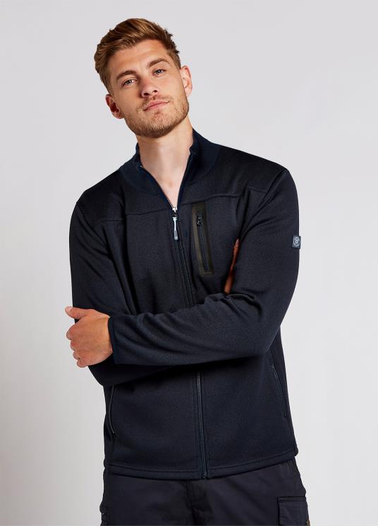 män badgerhill fleecejacka DPXF2954 Kläder Marin Dubarry