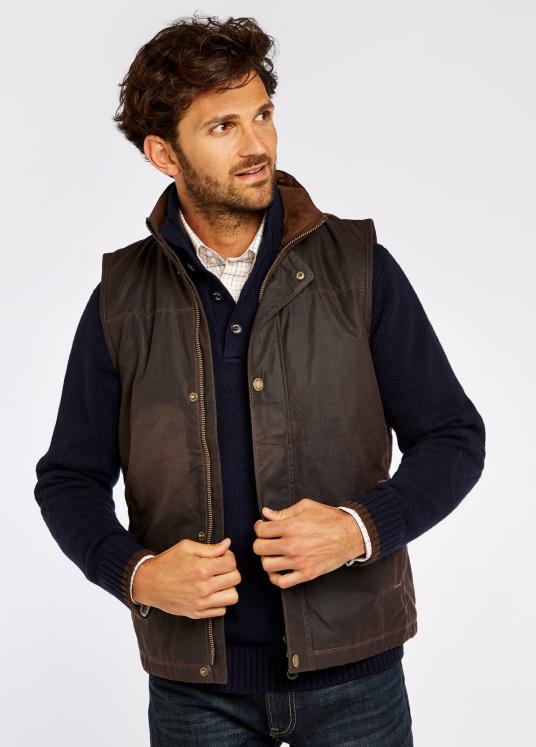 män majfluga vax gilet DPXF2983 Kläder java Dubarry