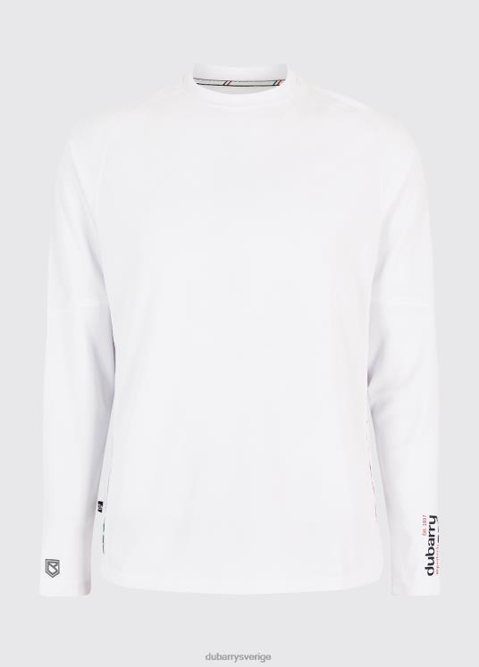 män ancona långärmad t-shirt DPXF21006 Kläder vit Dubarry