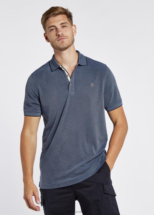 män morrison polo DPXF2946 Kläder indigo Dubarry