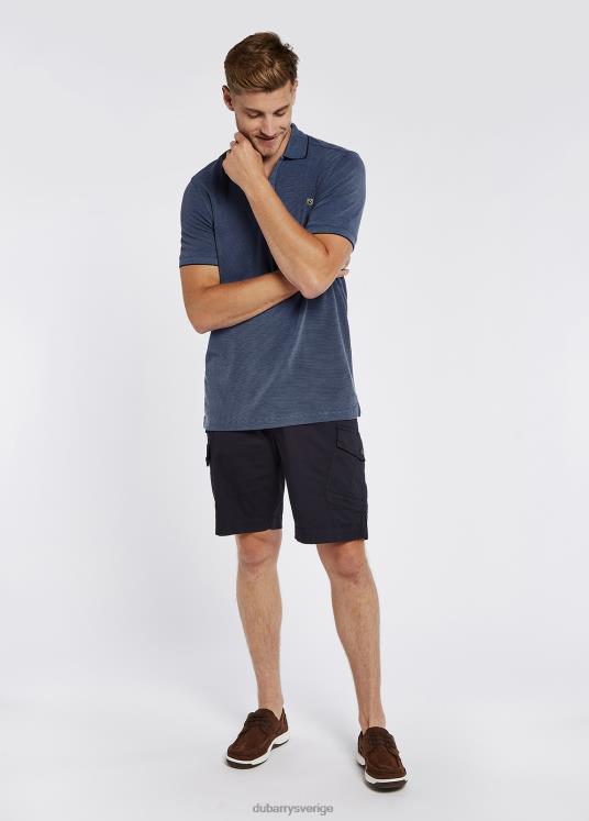 män morrison polo DPXF2946 Kläder indigo Dubarry
