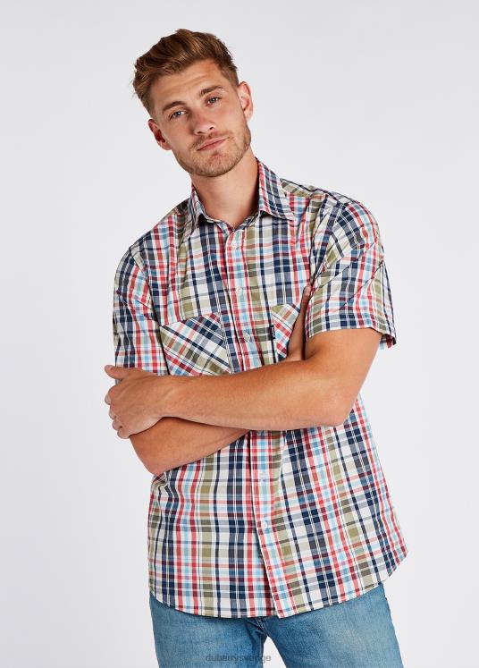 män blåbärsskjorta DPXF2957 Kläder marin multi Dubarry