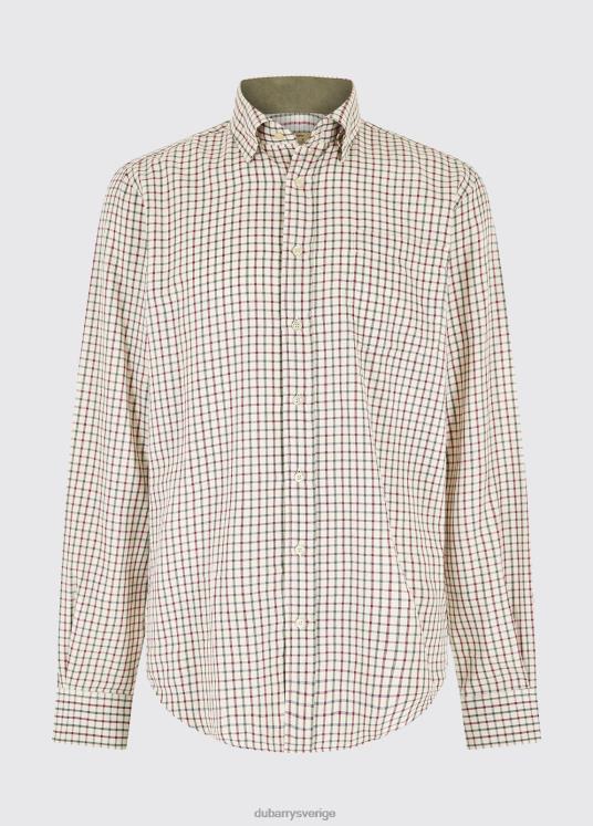 män connell tattersall rutig skjorta DPXF21015 Kläder mörk sten Dubarry