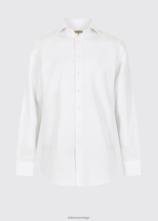 män herbert skräddarsydd skjorta DPXF21136 Kläder vit Dubarry