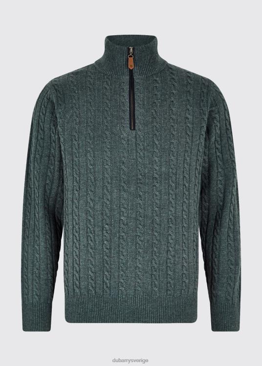 män cronin tröja med dragkedja DPXF21100 Kläder mörk sten Dubarry