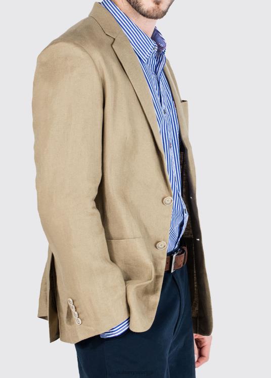 män glen linne blazer DPXF21076 Kläder salvia Dubarry