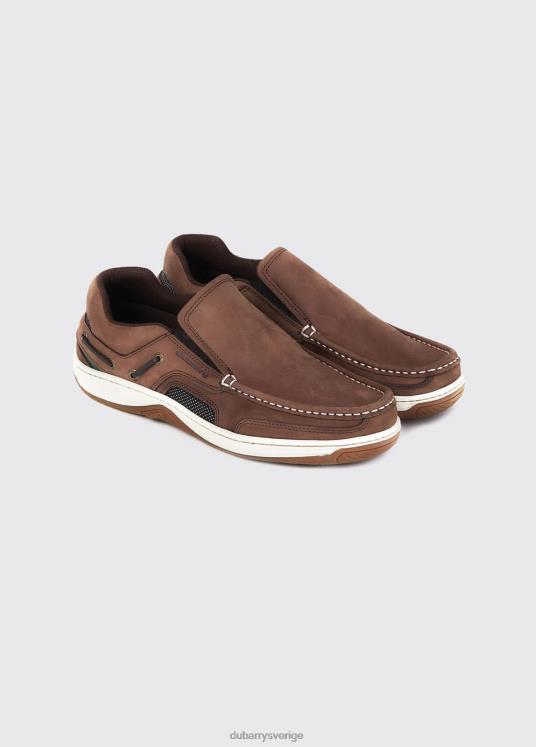 män yacht loafer DPXF2908 Skodon åsna brun Dubarry