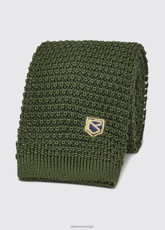 män knockroe stickad sidenslips DPXF21124 Tillbehör oliv Dubarry